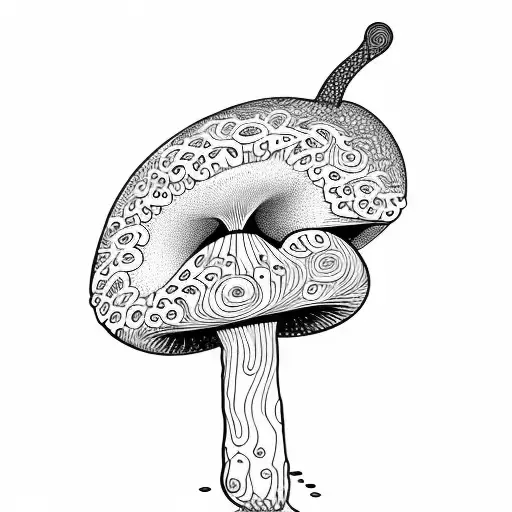 Abstract Mushrooms With A Torus Field