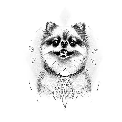 Black Pomeranian Short Ears