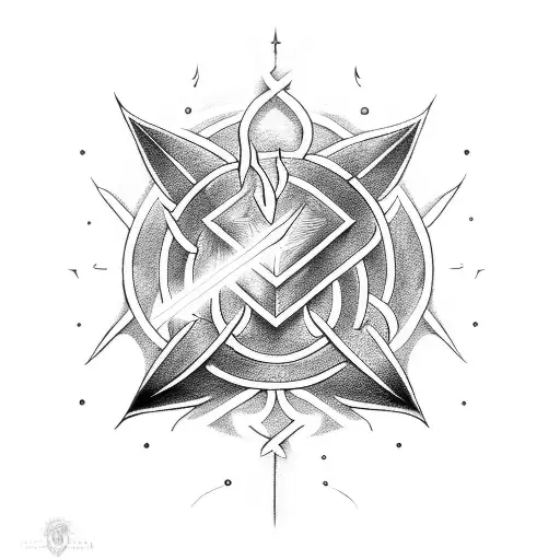 Occultic Sword With Fire