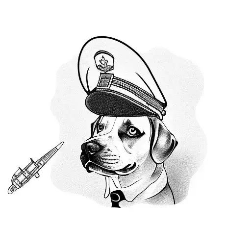A Dog With A Pilot's Hat Exploring Different Countries