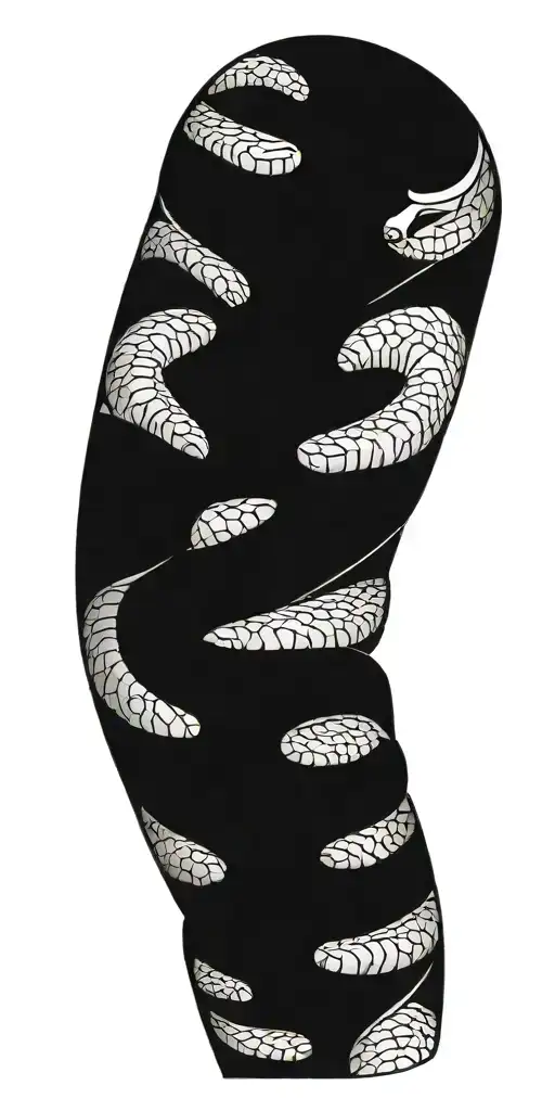 Tree Branch With Cobra Wrapping Around It