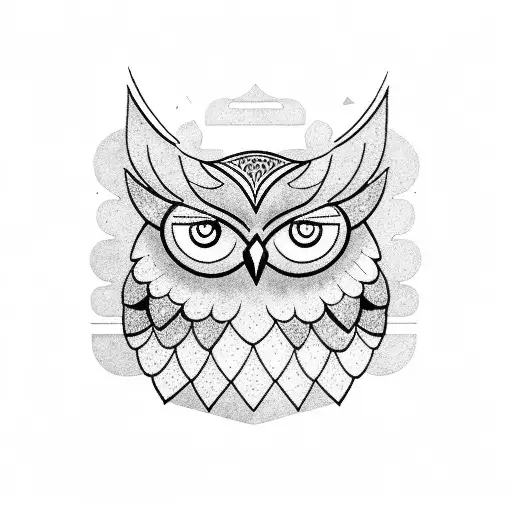 Stack Of Books With An Owl Perched On Top