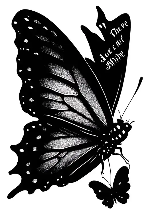 Butterfly Quote Written