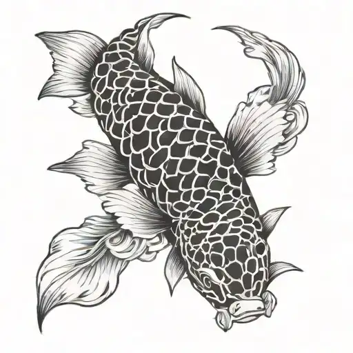 Dying Koi Fish