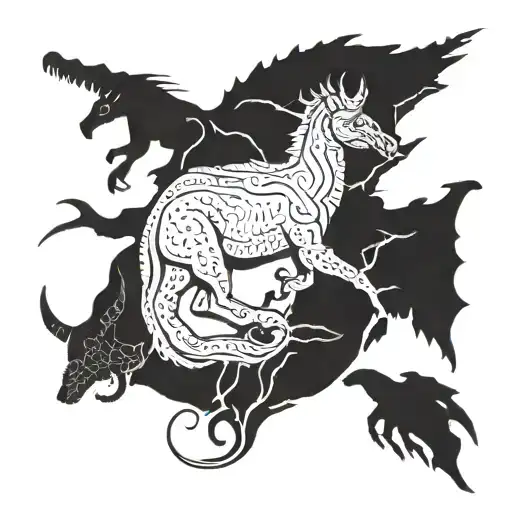 Elephant Dinosaur Wolf Horse