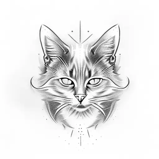 Black Cat With Diamond