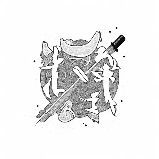 Resilience Word With Chinese English Font On Biceps Veritcal