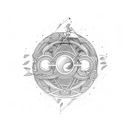 Circle Filled With Colours