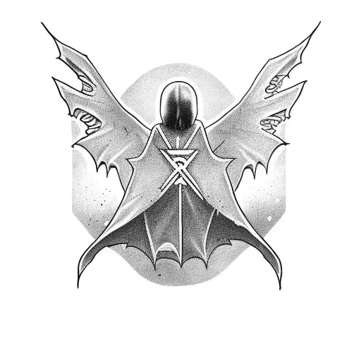 Stranger Things Bat Crossed With A Biblically Acurate Angel