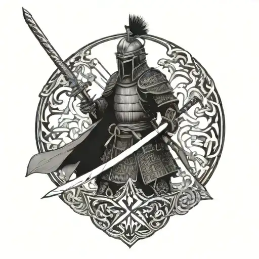 Georgian Knight Samurai Combination