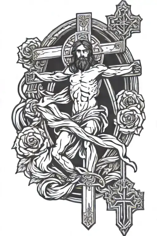 Christ And Cross Of Jesus Christ