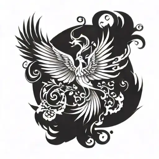 Tattoo Phoenix Arm Design