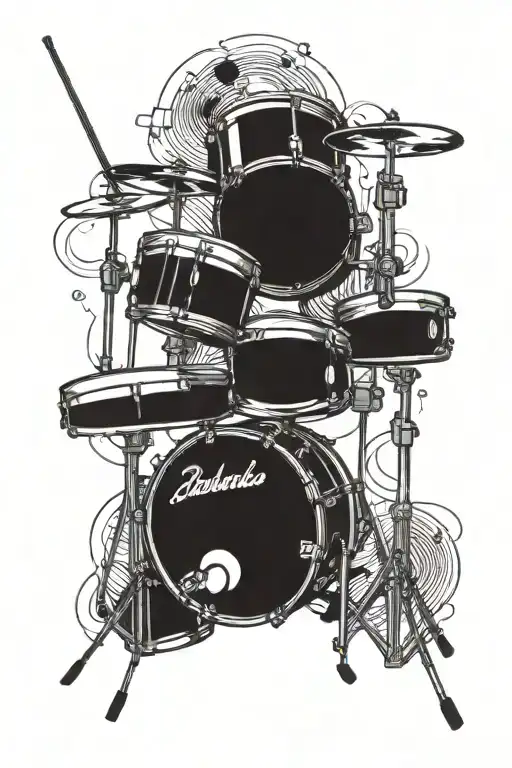 Drums And Music Themed