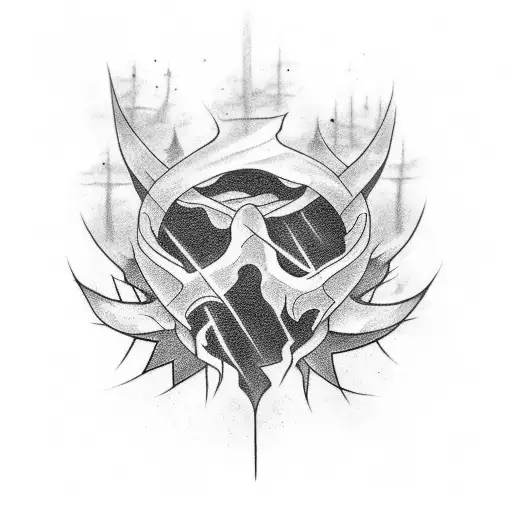 Half Sleeve Dark Sky With Lightning