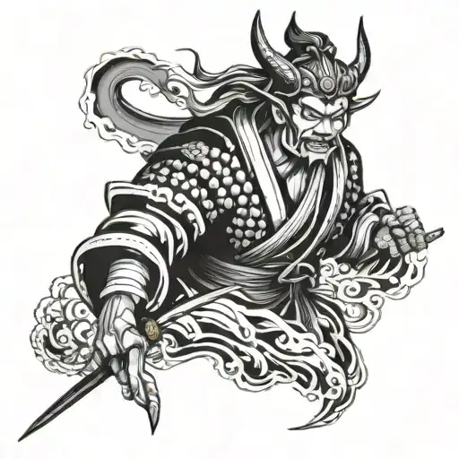 Samurai Waves Demon
