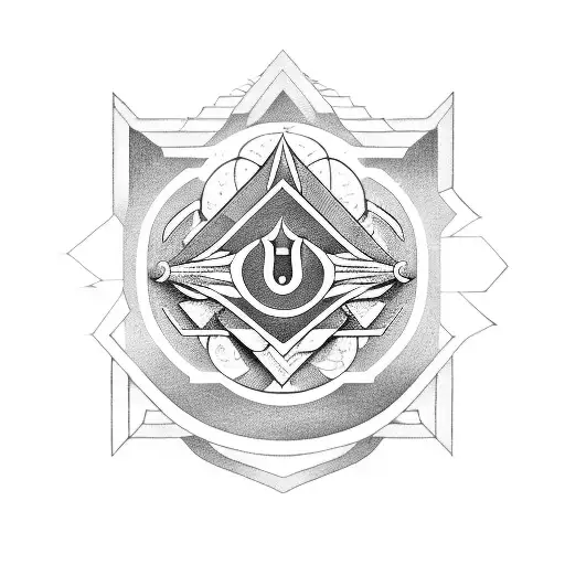 A Powerful Dumbbell With The Aquarius Symbol Incorporated In The Design