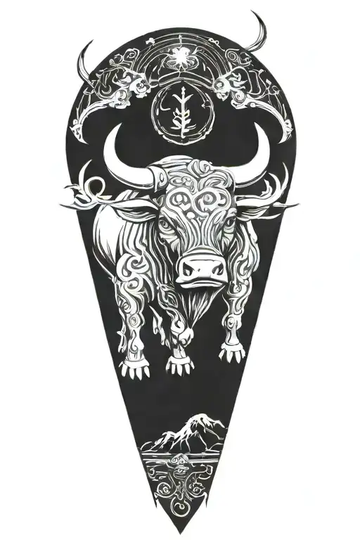 Horoscope Symbol Scale And Year Of Birth Bull