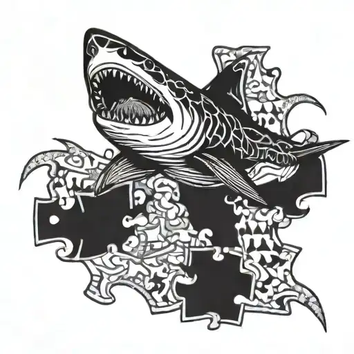 Shark And Puzzle Piece