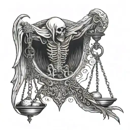 Reaper And Scale Balanced Scale