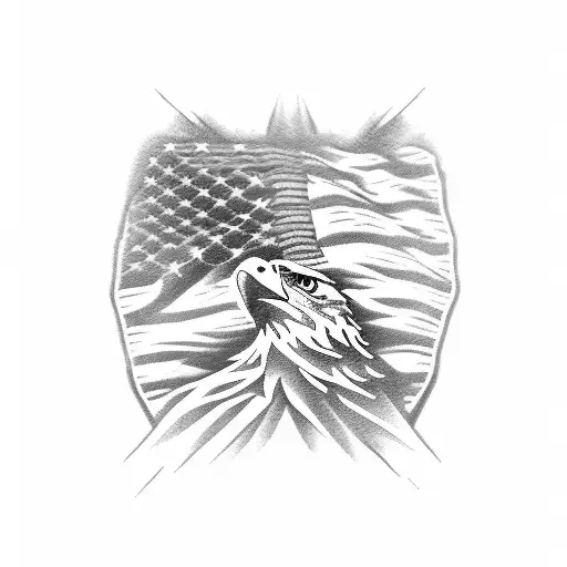 Obama Freedom Eagle American Flag