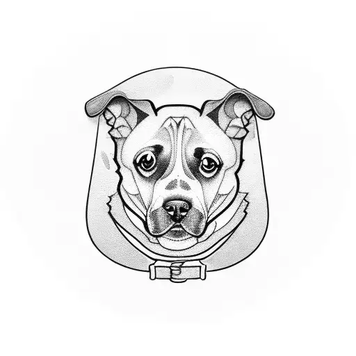 A Dog With A Sad Face