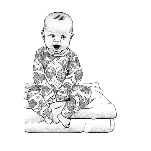 A Baby In Pajamas