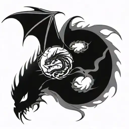 Dragon In The Ice And Fire With Angle