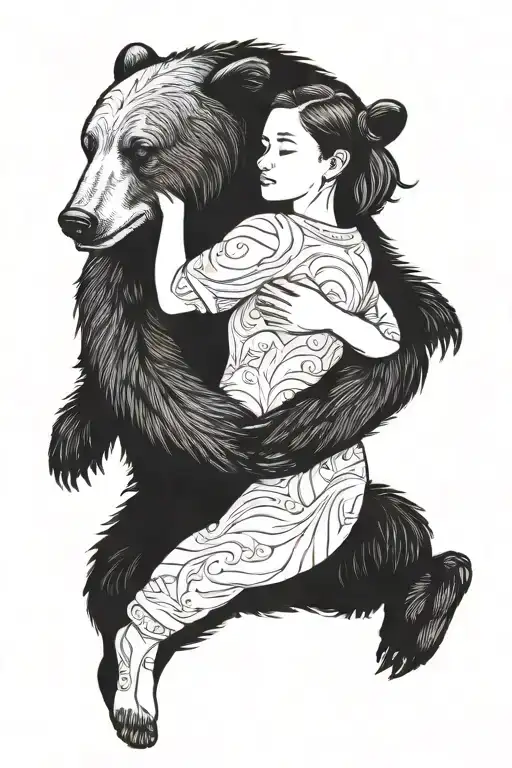 The Bear Hugs The Girl