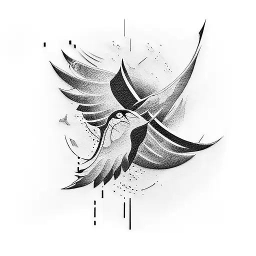 Wing Graphic Wrap Around Forearm