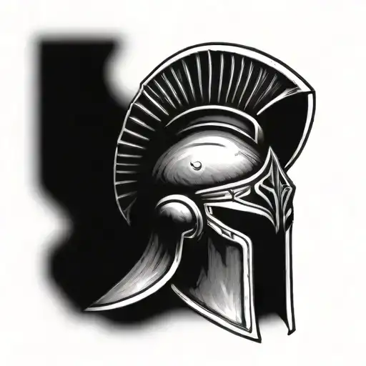 Spartan Helmet Holding