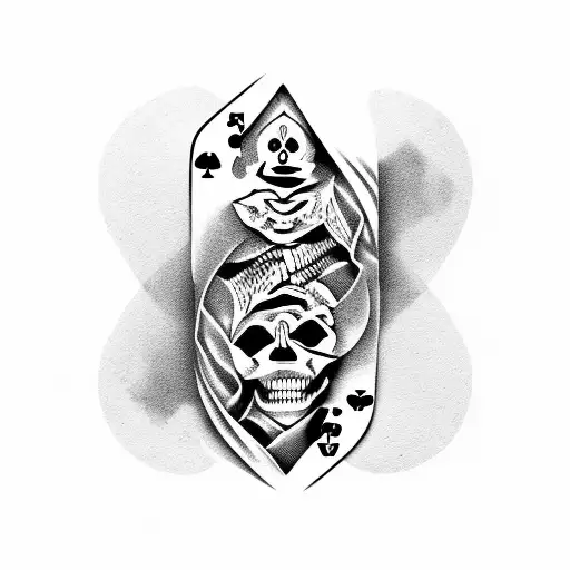 Skull Playing Card Joker