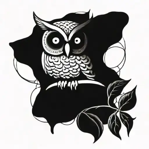 Owl And Infinity Symbol