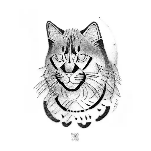 Traditional Panther Shaggy Fur House Cat