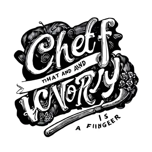 Word Chef And That Every Word Is On A Finger