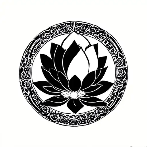 Lotus Tile Circle From Avatar The Last Airbender