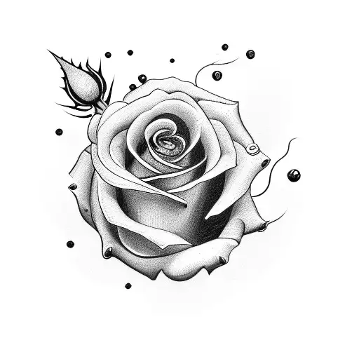 Rose With Knife Through