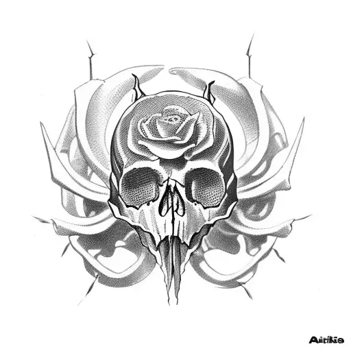 Atlas Beetle Skull Shell