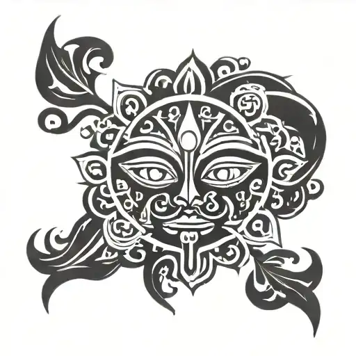 Filipino Sun With Flur De Lis