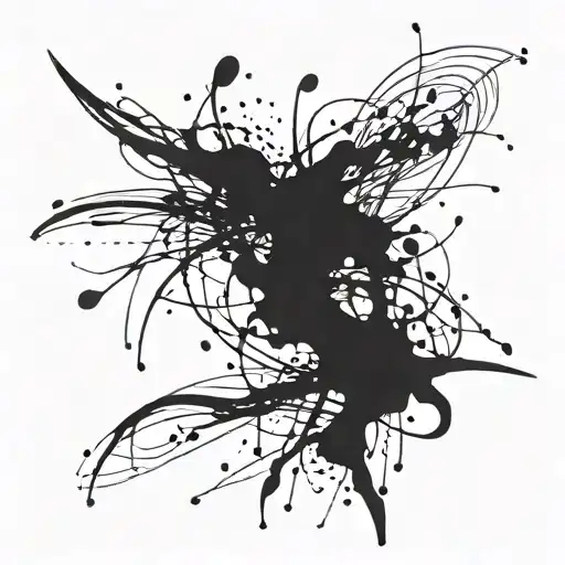 2 Abstract Grunge Brush Strokes