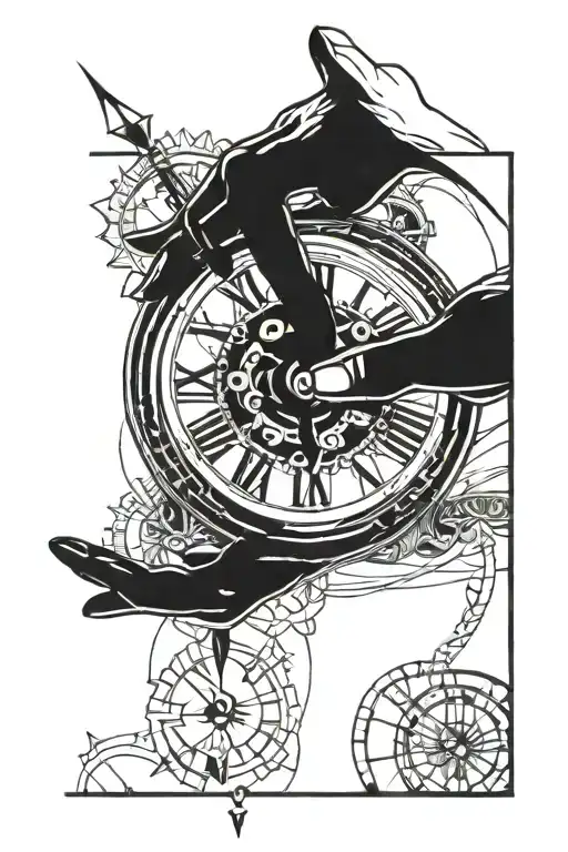 Clock Hands Pointing Towards Different