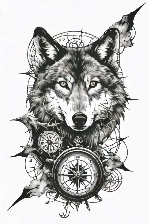 Wolf Eyes And Broken Compass Surrounded