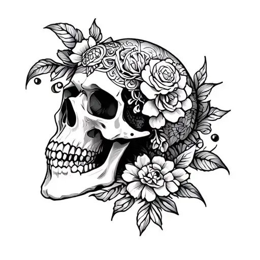 Skull Romanian Traditional