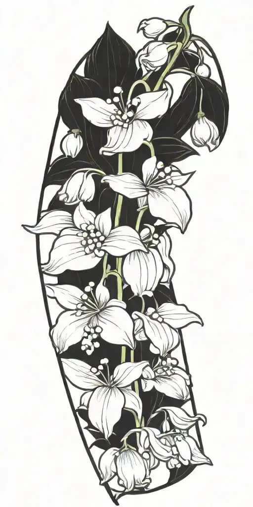 Black Out Lily Of The Valley