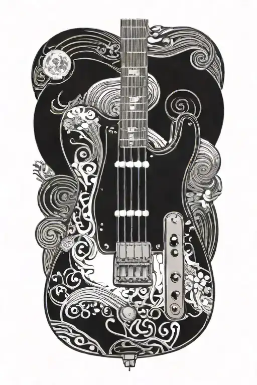 Preamp Tube And Telecaster Electric Guitar