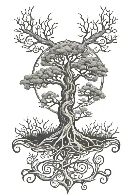 Tree Of Life And Root Tree