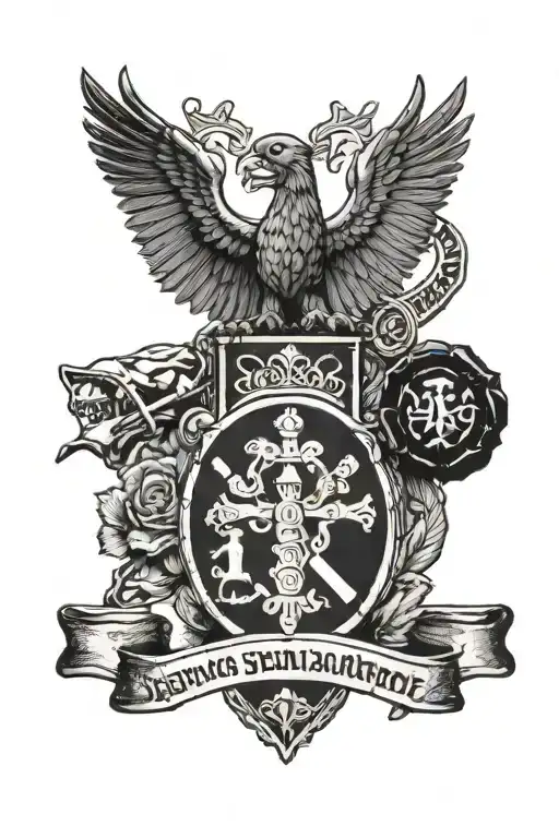 German Military Tattoo With The Phrase