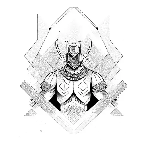 Combine The Elements Of A Computer And A Warrior In A Powerful And Dynamic Design