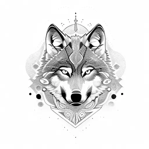 A Wolf Lifting Weights