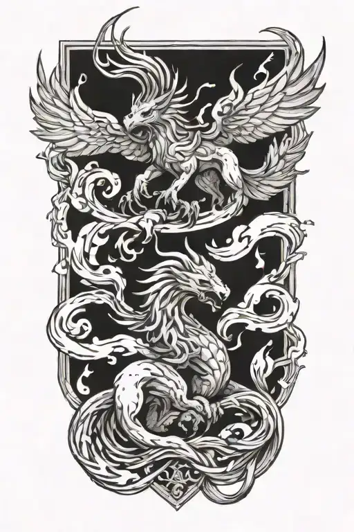 Cerberus And A Phoenix