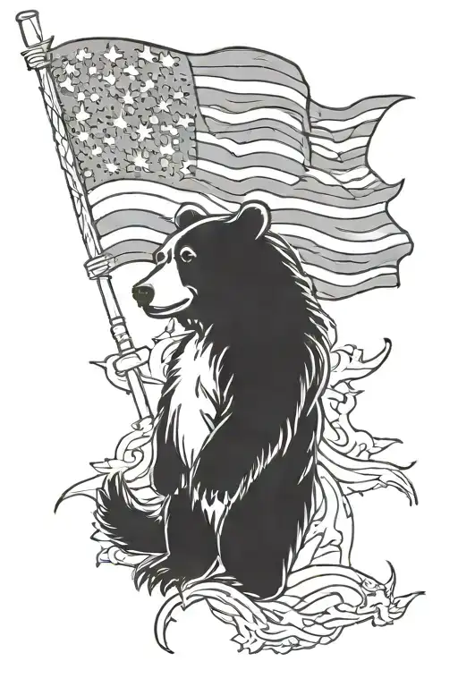 Patriotic Bear